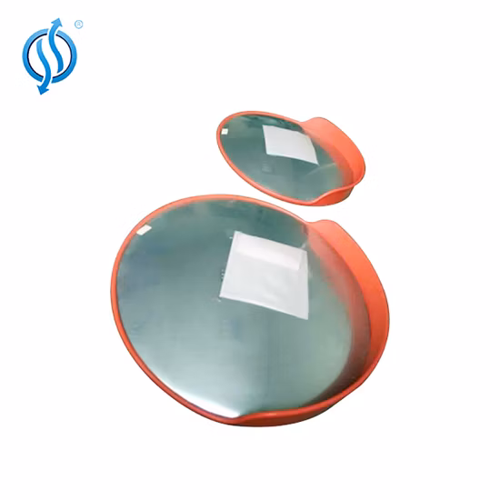 High Quality Indoor and Outdoor Unbreakable Orange Traffic Acrylic Convex Mirror