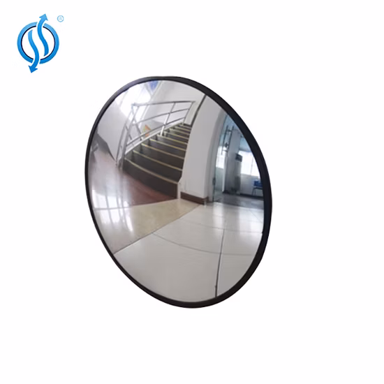 High Quality Indoor and Outdoor Unbreakable Orange Traffic Acrylic Convex Mirror