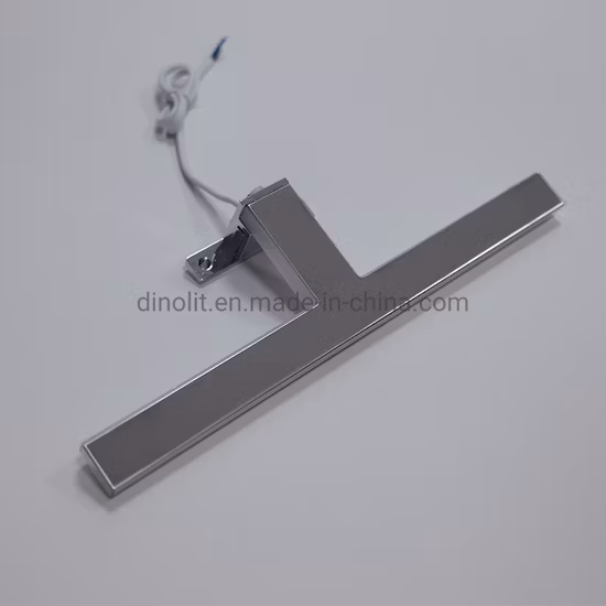 Minamulist Design Chrome 220V-240V Нержавеющая сталь + акрил 7W Водонепроницаемый светодиодный зеркальный светильник для ванной комнаты для мебели / шкафа / рамы зеркала / туалетного столика CE IP44